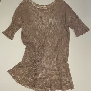Women's Cotton Mesh Tunic